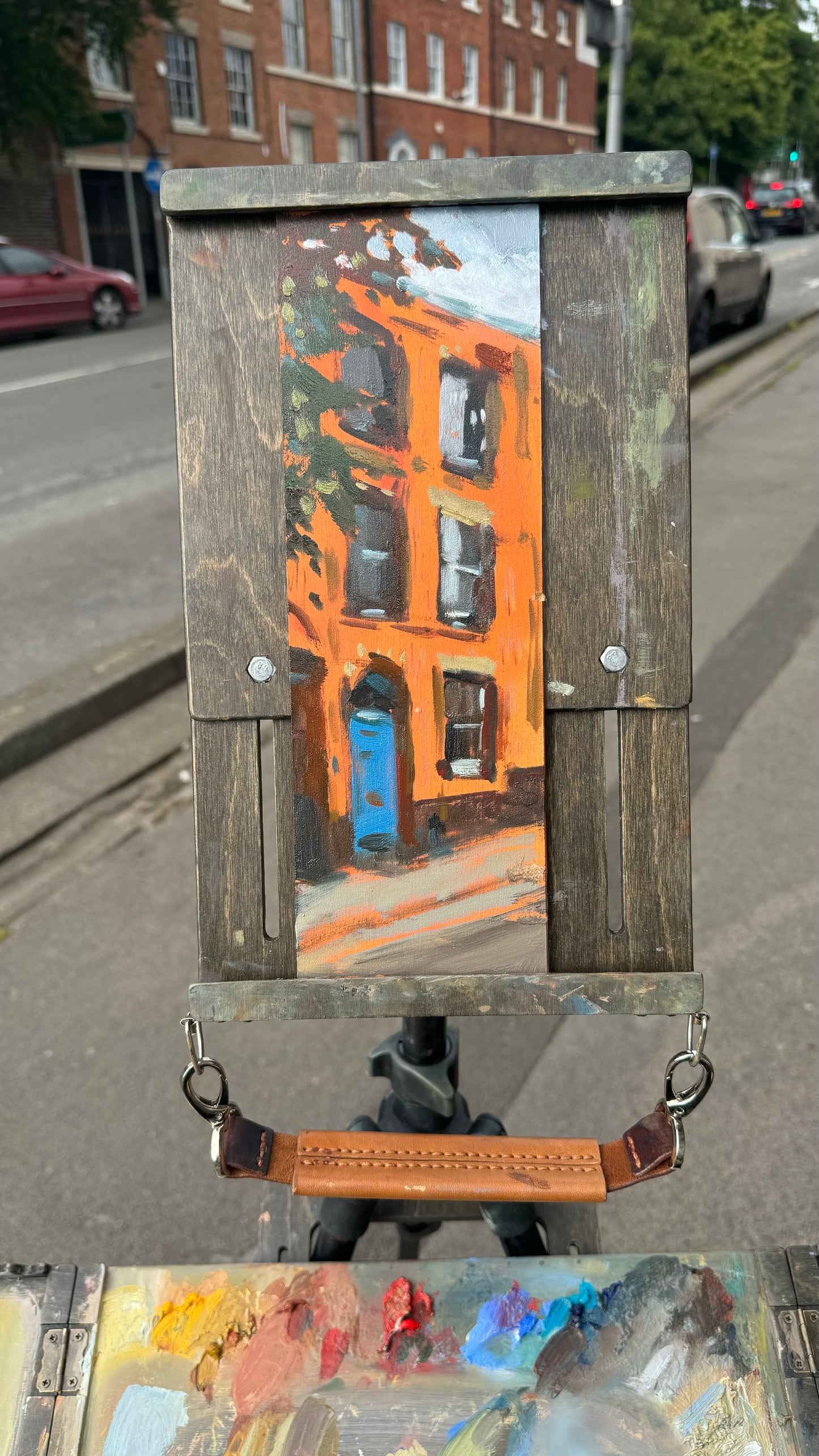 Landscapes: Orange House & Blue Door