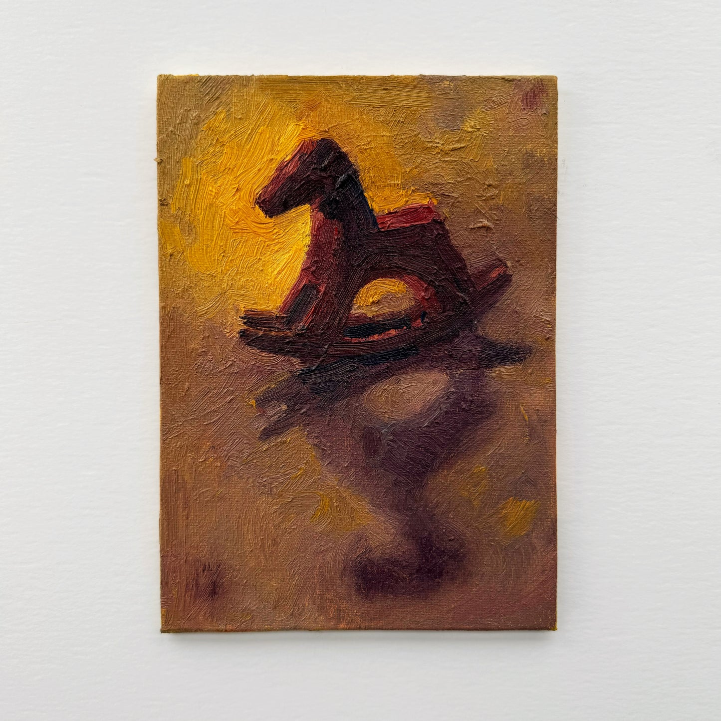 Pink & Yellow Rocking Horse