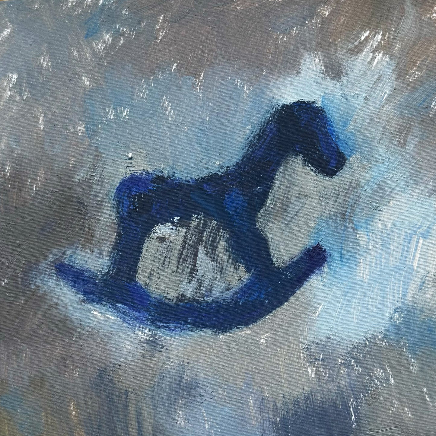Horses: solo (brown and blue)