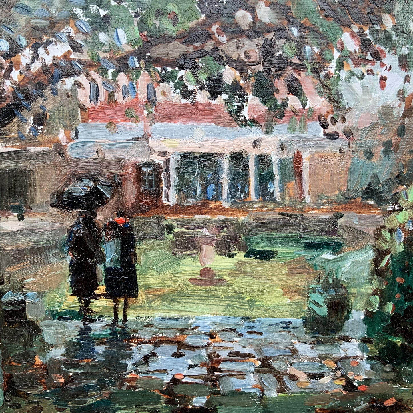 London: Rain in Cannizaro Park
