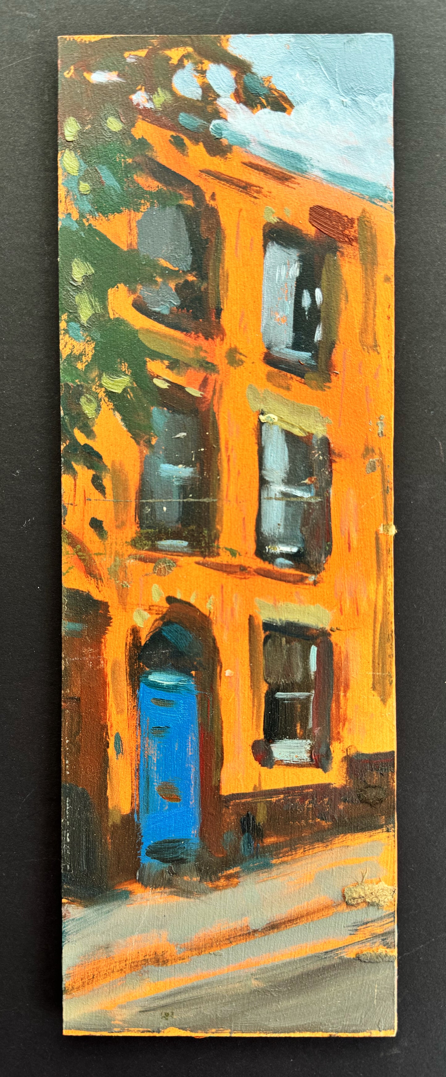 Landscapes: Orange House & Blue Door