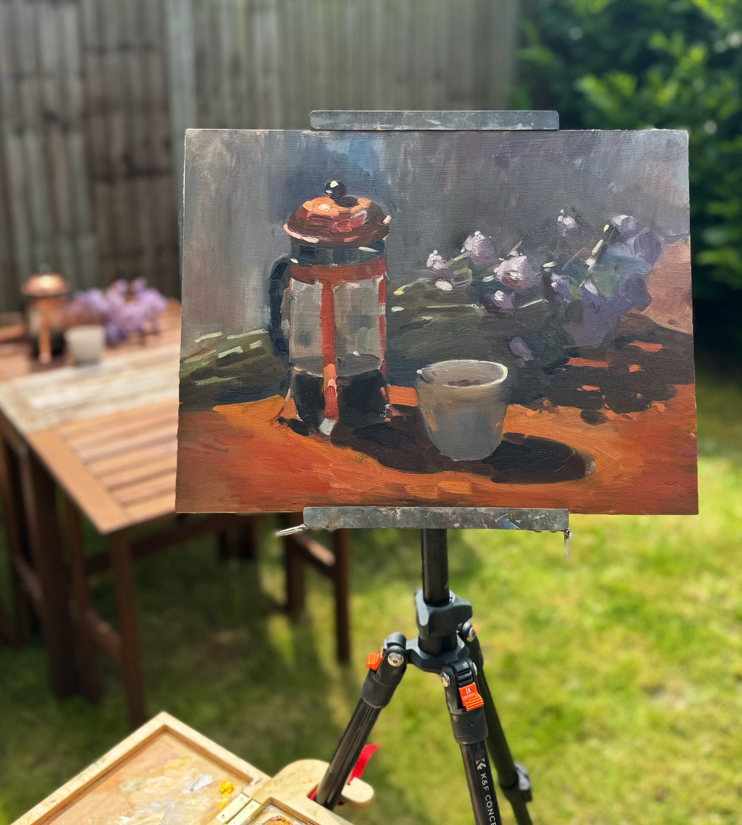 Studies: Coffee in the garden