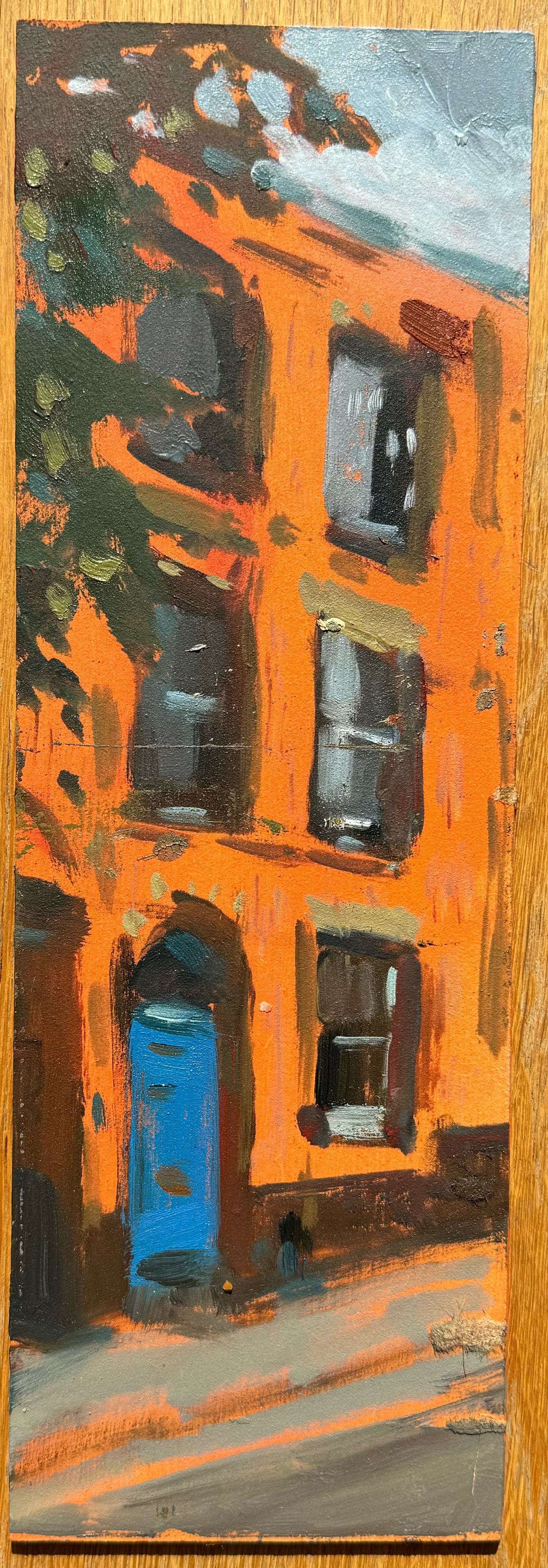 Landscapes: Orange House & Blue Door