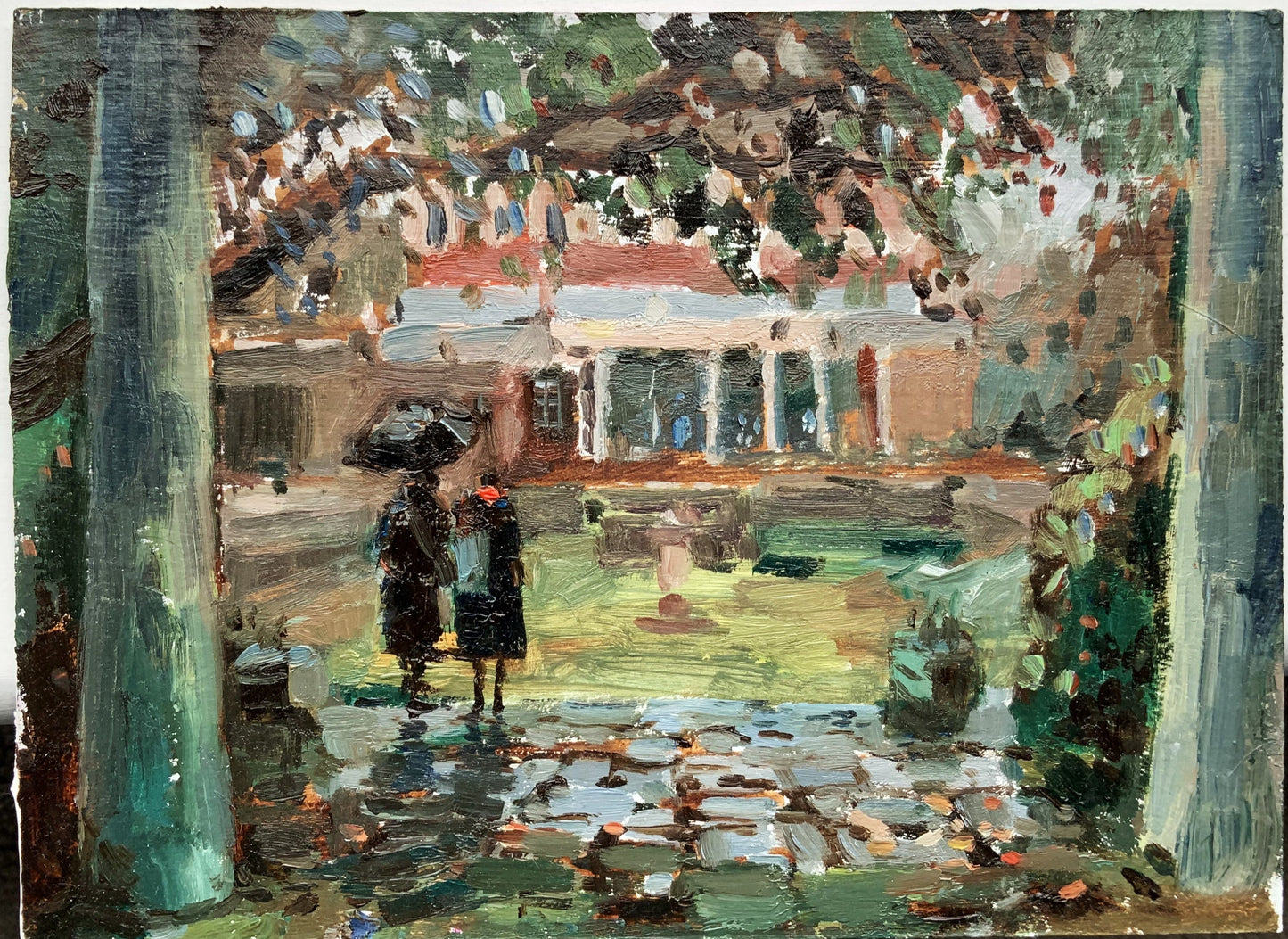 London: Rain in Cannizaro Park