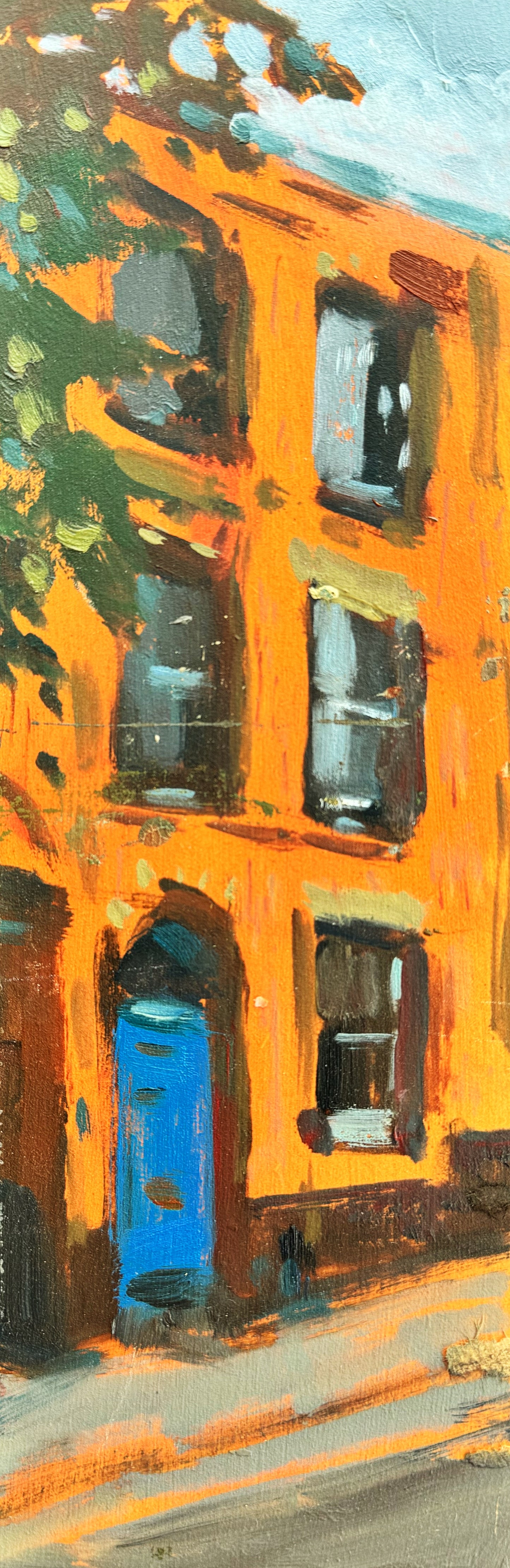 Landscapes: Orange House & Blue Door